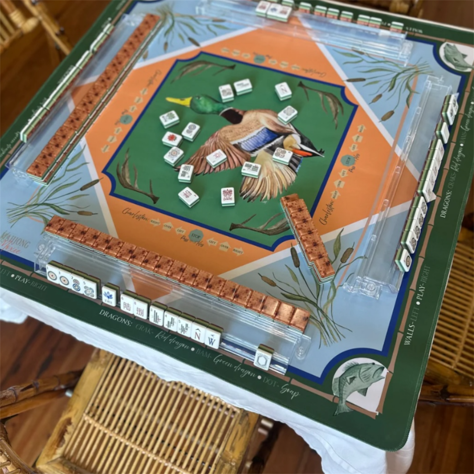 Duck Camp Mat for Mahjong