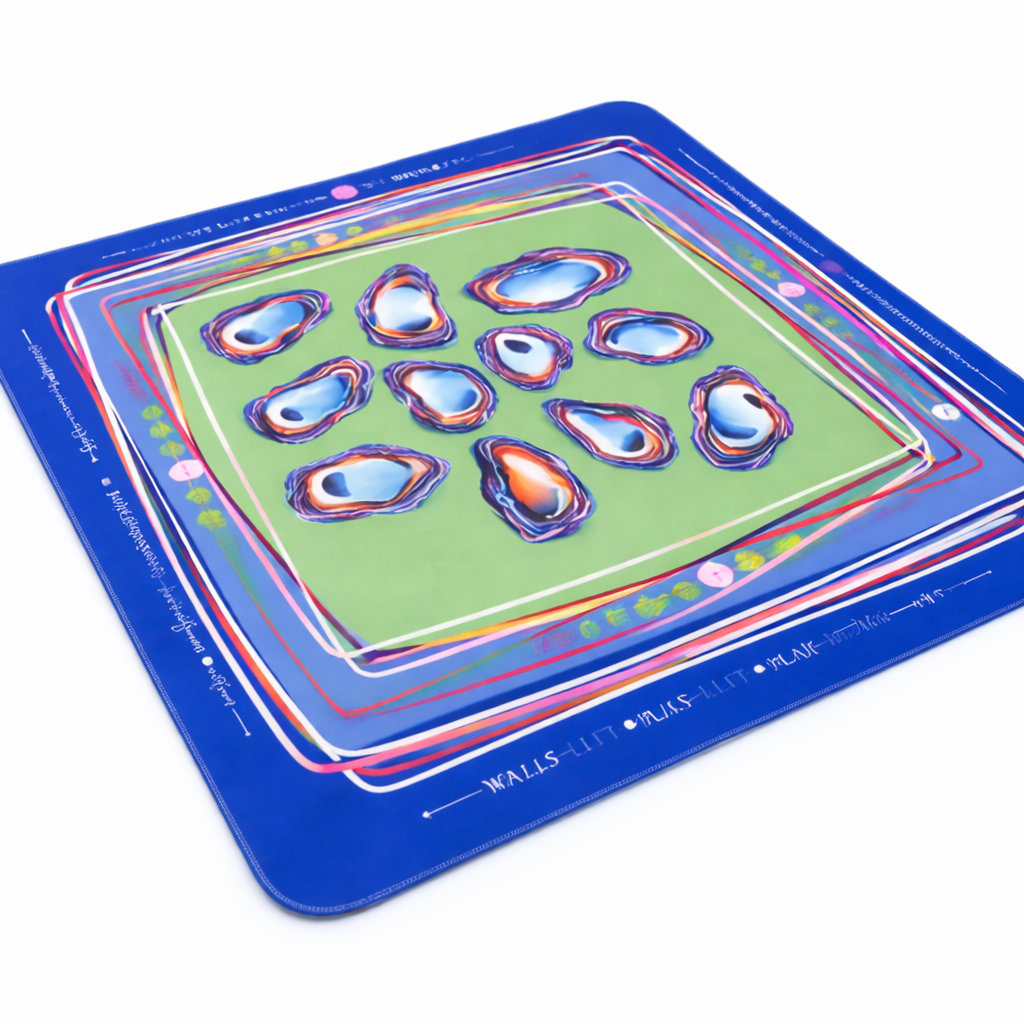 Oyster Confetti Mahjong Mat