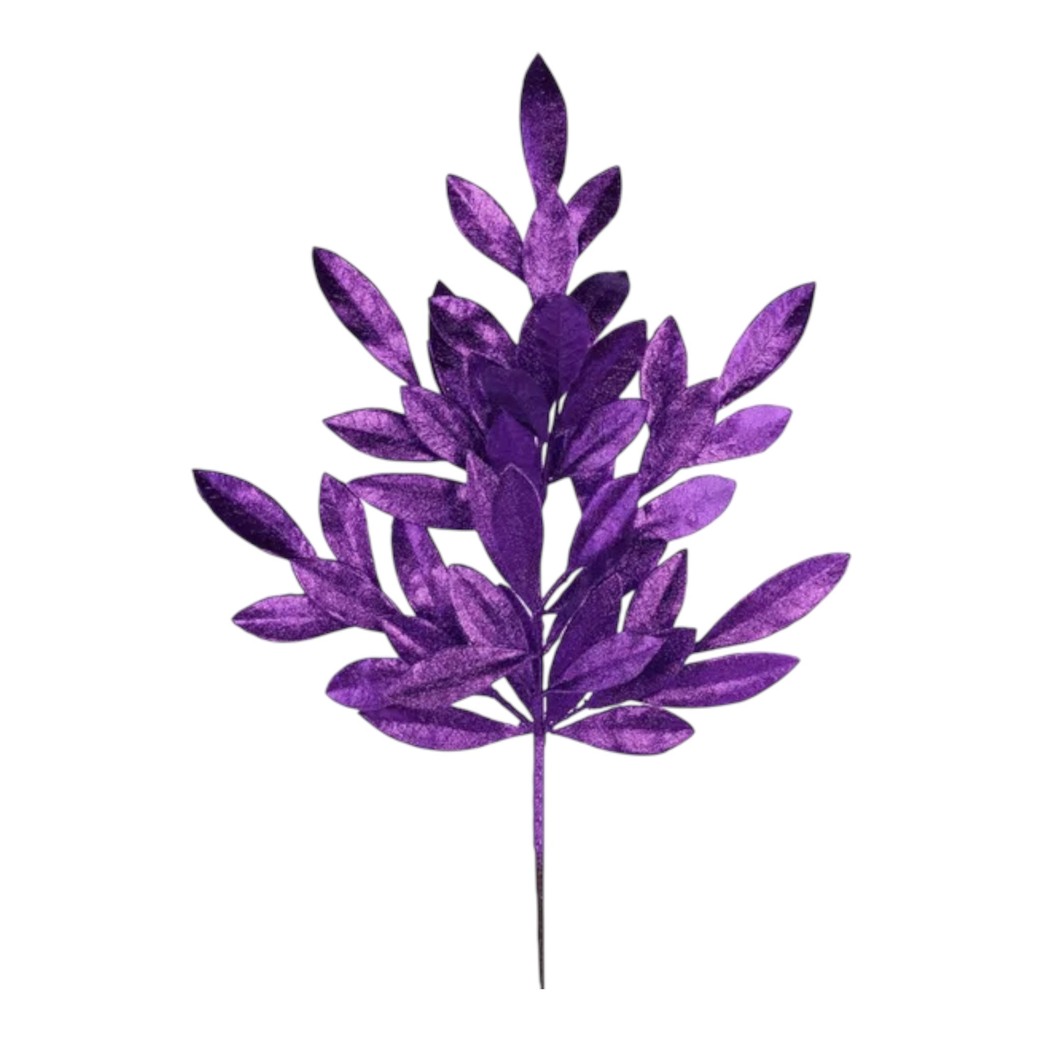 Purple Bay Leaf Spray 23"L