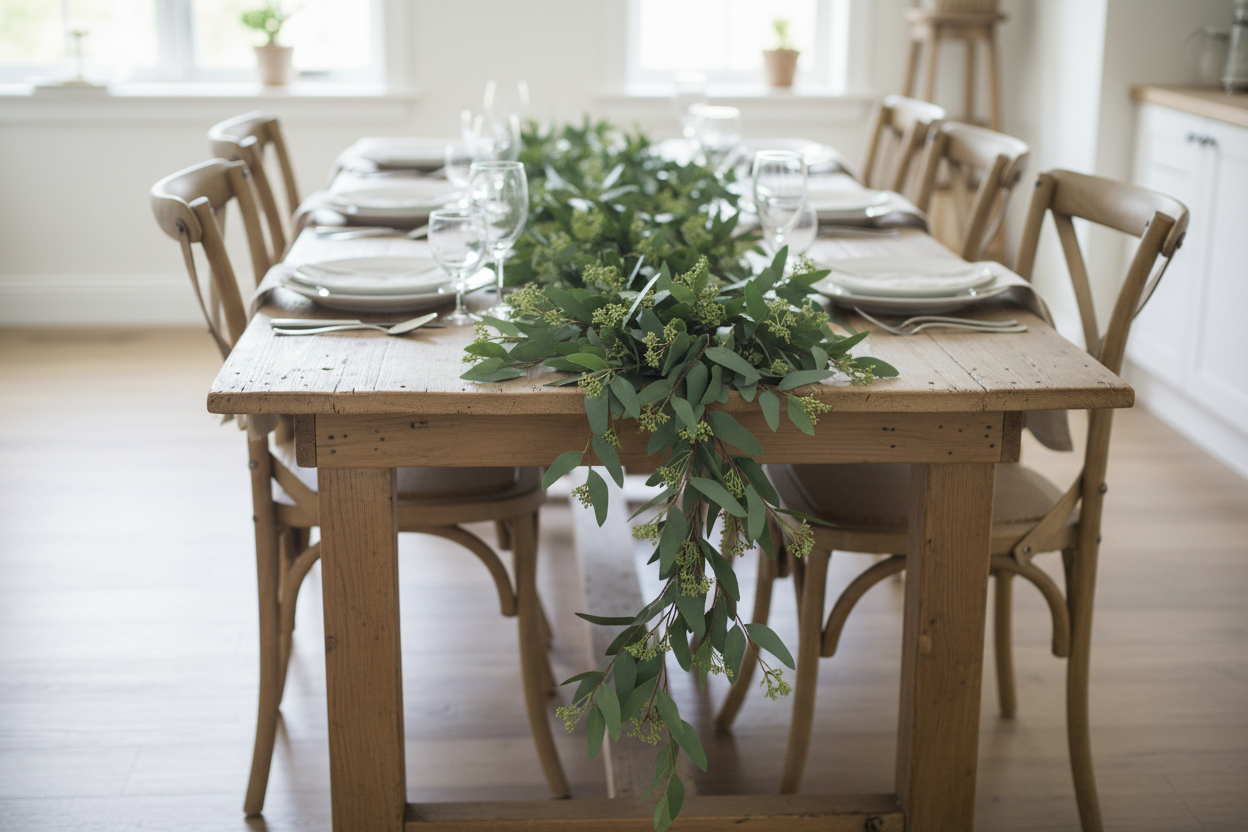 Eucalyptus Garland Table Runner