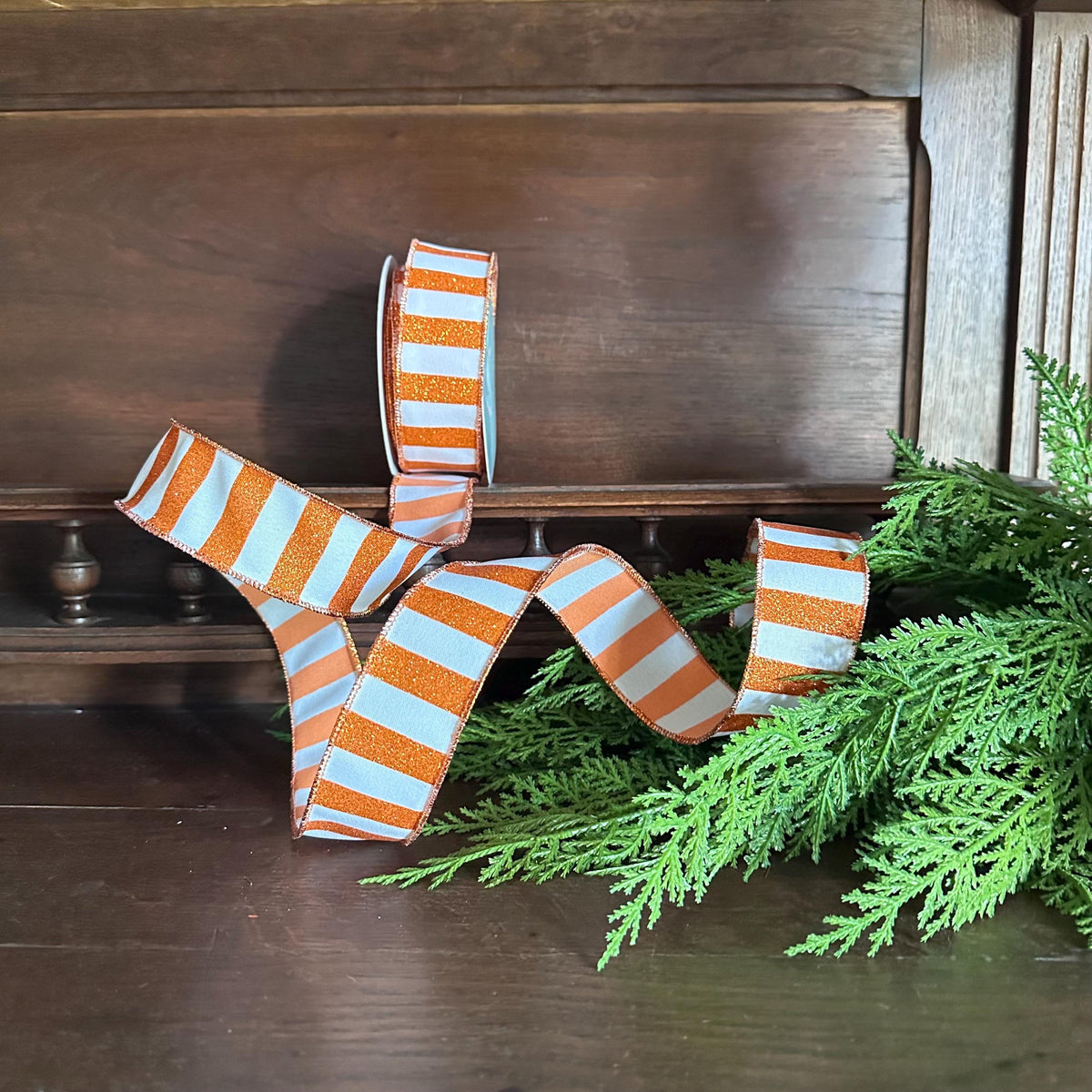 Black White Stripe Ribbon Wired Edge Ribbon Wreath Ribbon Bow Making Ribbon Farmhouse Ribbon Halloween Ribbon Gift Wrap Ribbon 10 Yard Roll