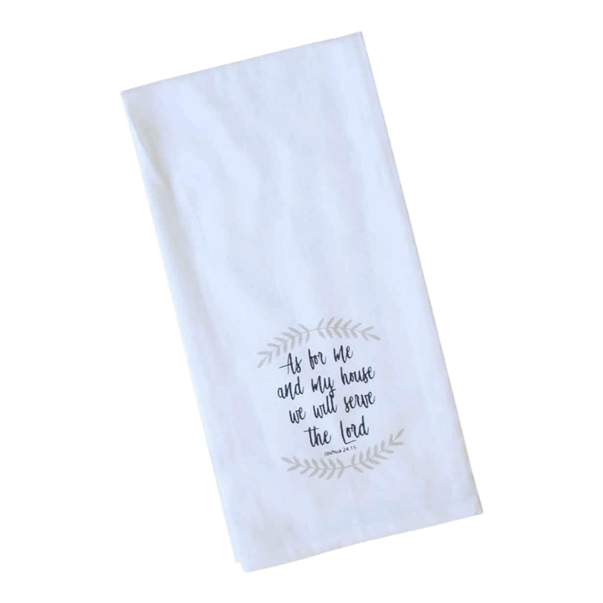 As for Me and My House Tea Towel Set Christian Kitchen Towel Gift Housewarming Gift Faith Inspired Home Decor