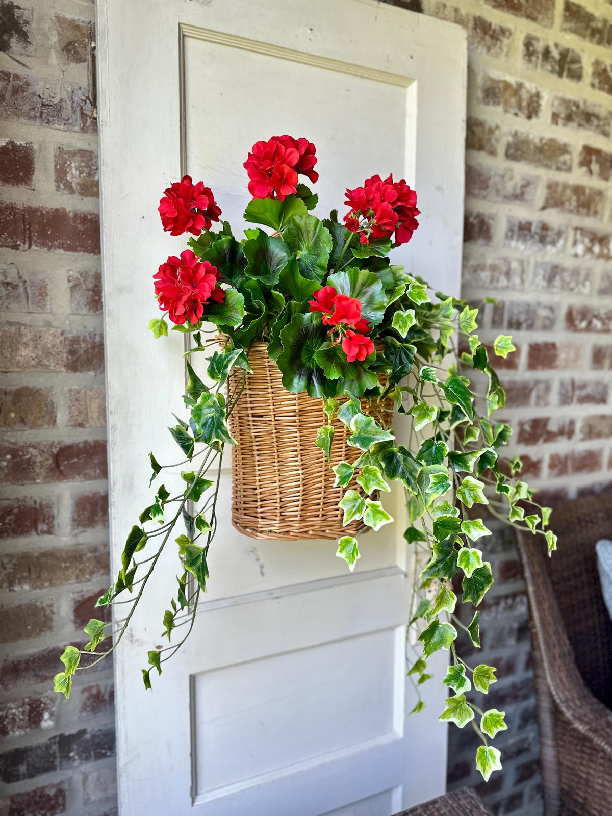 Variegated Ivy Bush | Realistic Faux Trailing Greenery