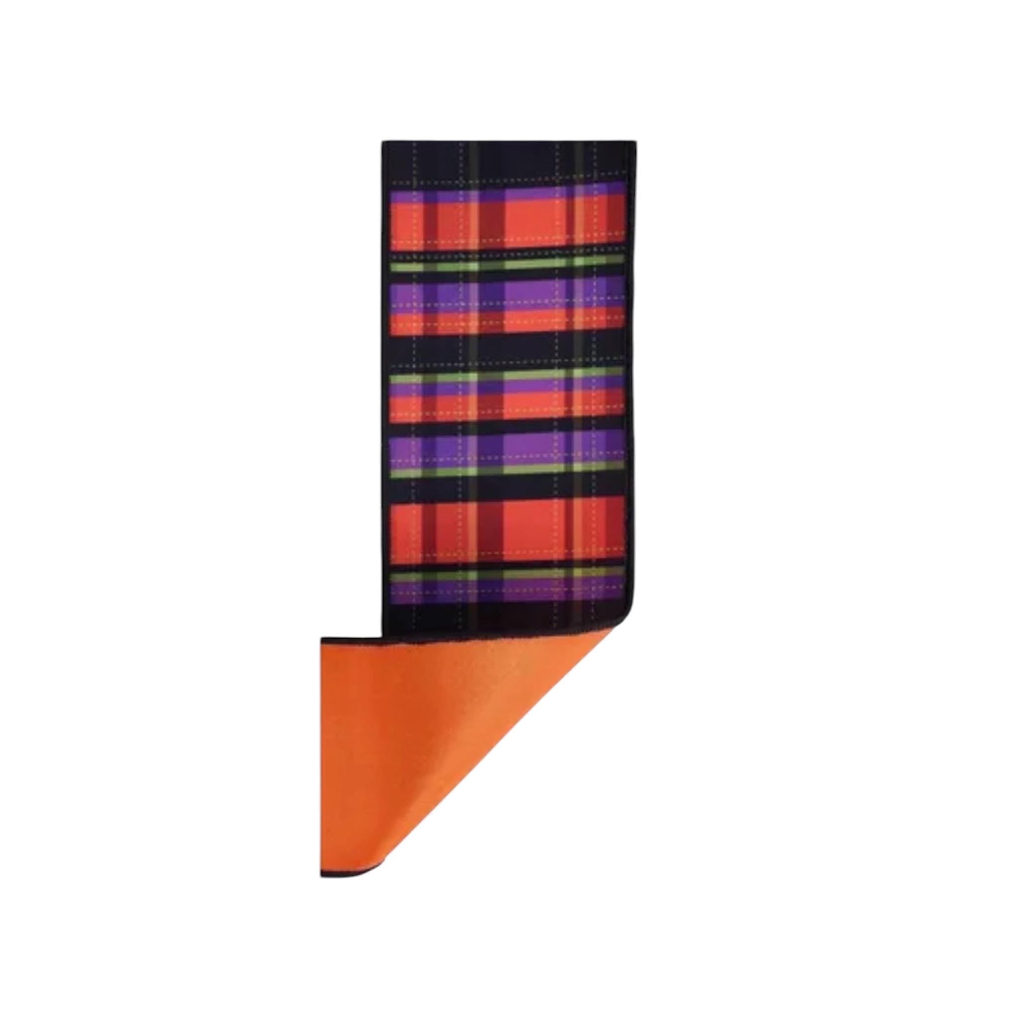 Halloween Plaid Ribbon Fall Plaid Ribbon Wired Edge Ribbon Orange Purple Black Ribbon Wreath Ribbon Bow Making Ribbon 10 Yards