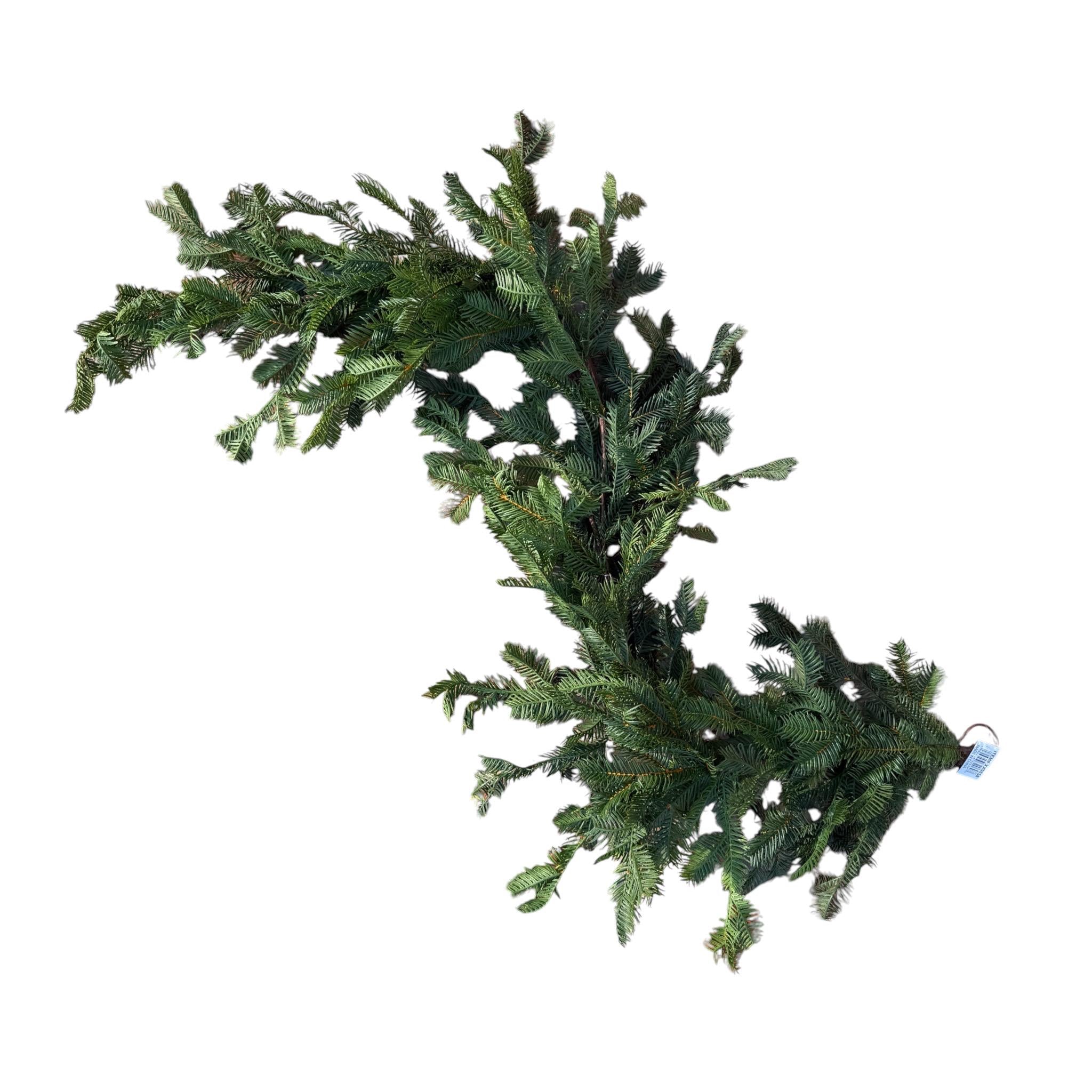 Christmas Garland Balsam Pine Garland Evergreen Greenery for Mantel Staircase Holiday Decor