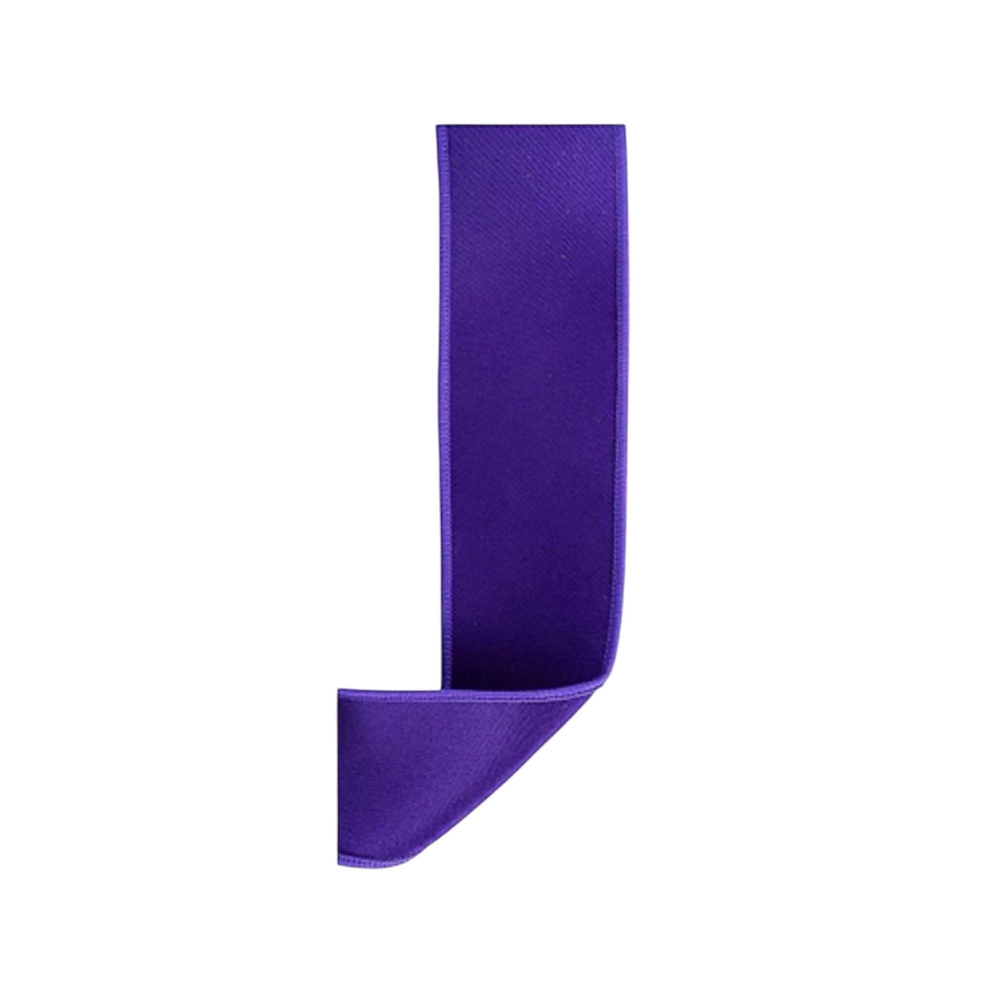 Purple Wired Ribbon | Solid Designer Ribbon for Wreaths Bows & Decor