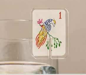Let's Play Mahjong Acrylic Drink Clip Combo