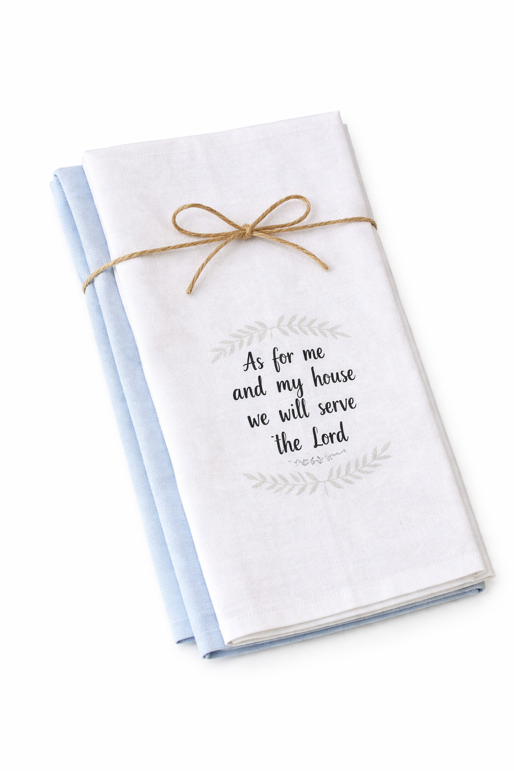 Scripture Tea Towel | As for Me and My House