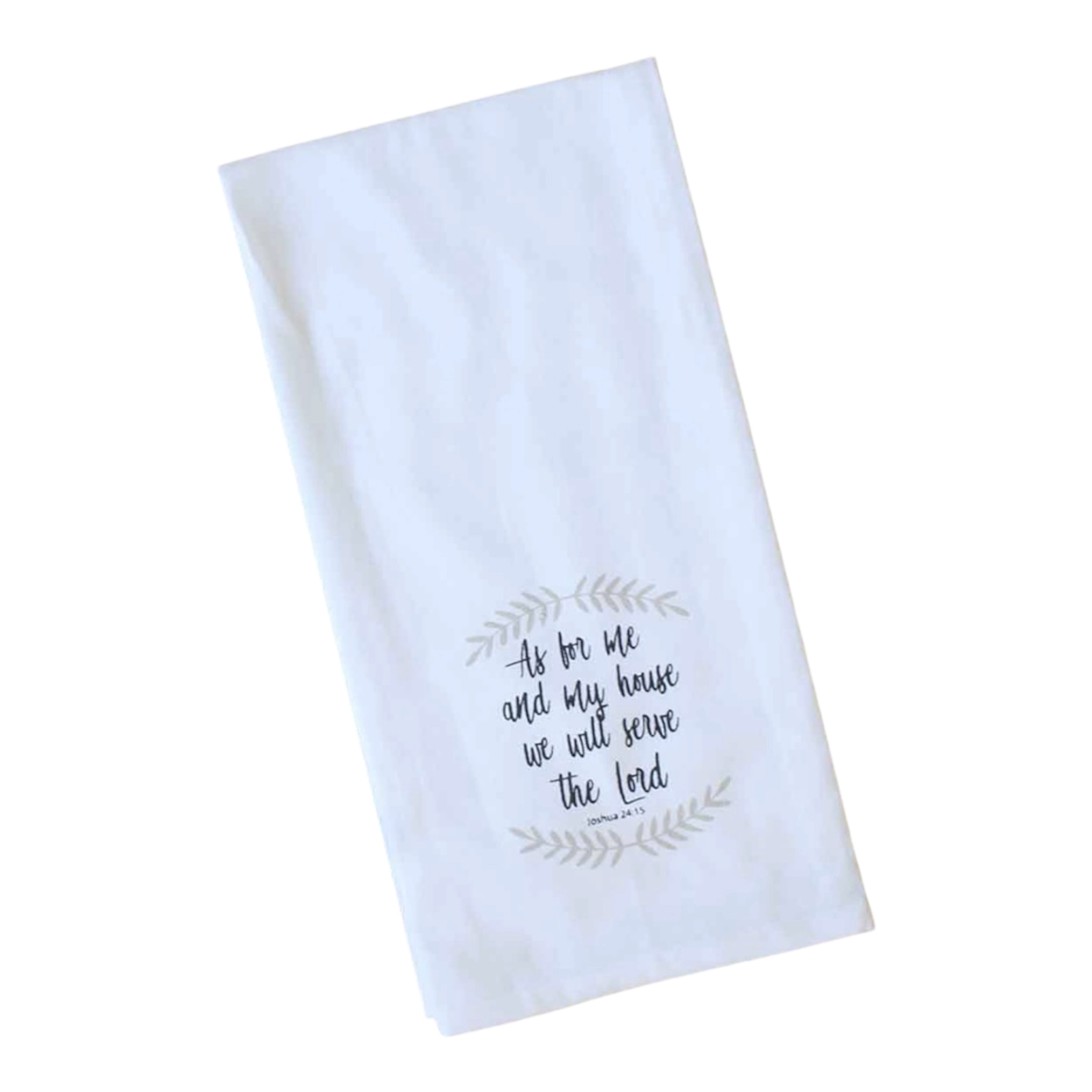 Scripture Tea Towel | As for Me and My House