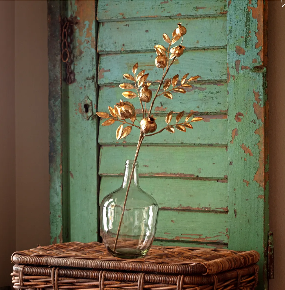 Gold & Copper Pomegranate Stem