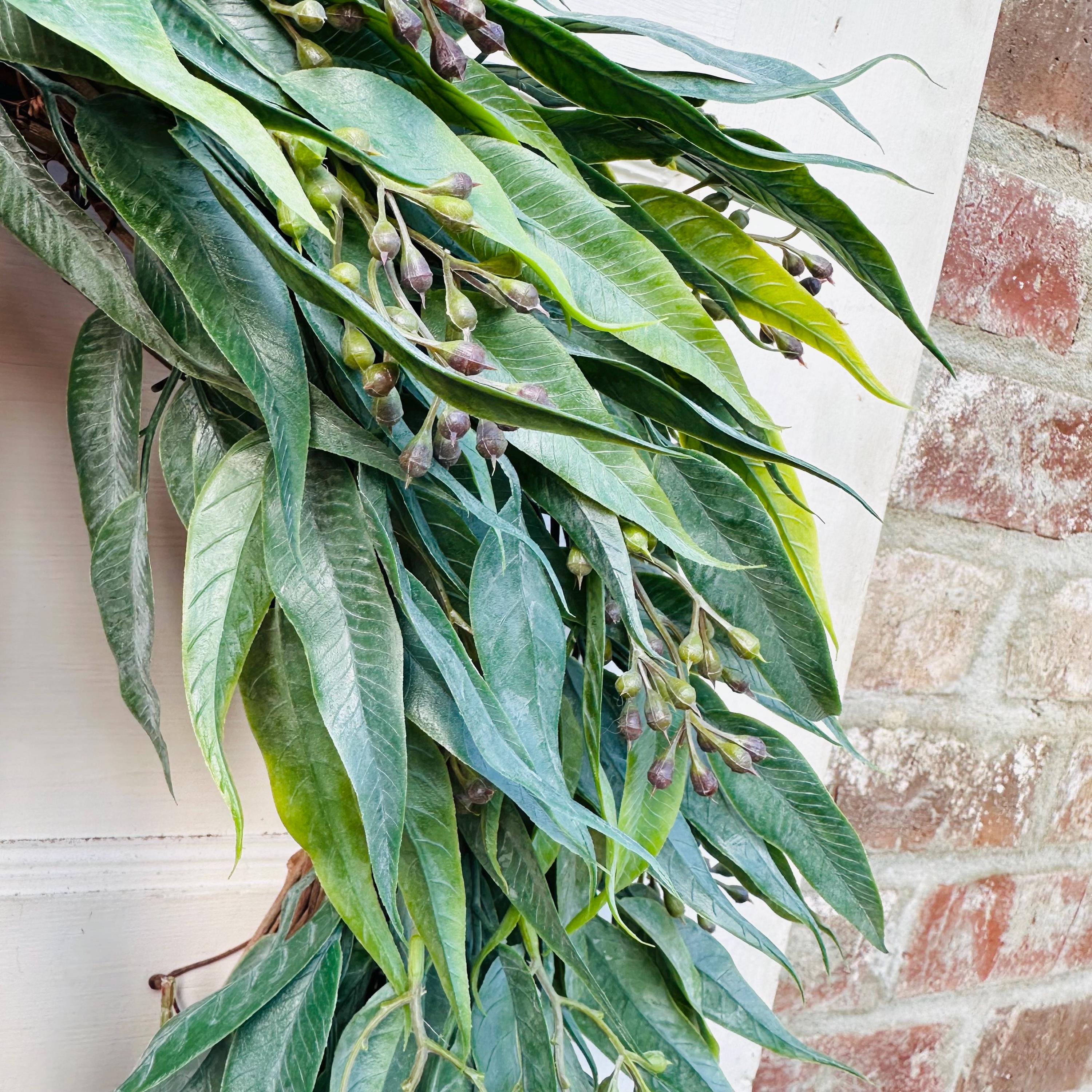 Eucalyptus Wreath for Front Door Year Round Farmhouse Greenery Wreath Neutral Everyday Outdoor Home Decor