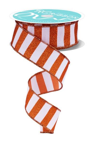 Black White Stripe Ribbon Wired Edge Ribbon Wreath Ribbon Bow Making Ribbon Farmhouse Ribbon Halloween Ribbon Gift Wrap Ribbon 10 Yard Roll
