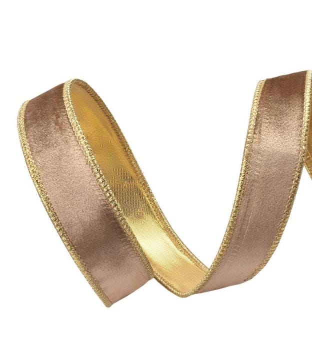 Velvet Ribbon for Christmas Tree Decoration Trim Elegant Gift Wrap Ribbon Wire Edge Ribbon Bow Making Holiday Wreath Design Green
