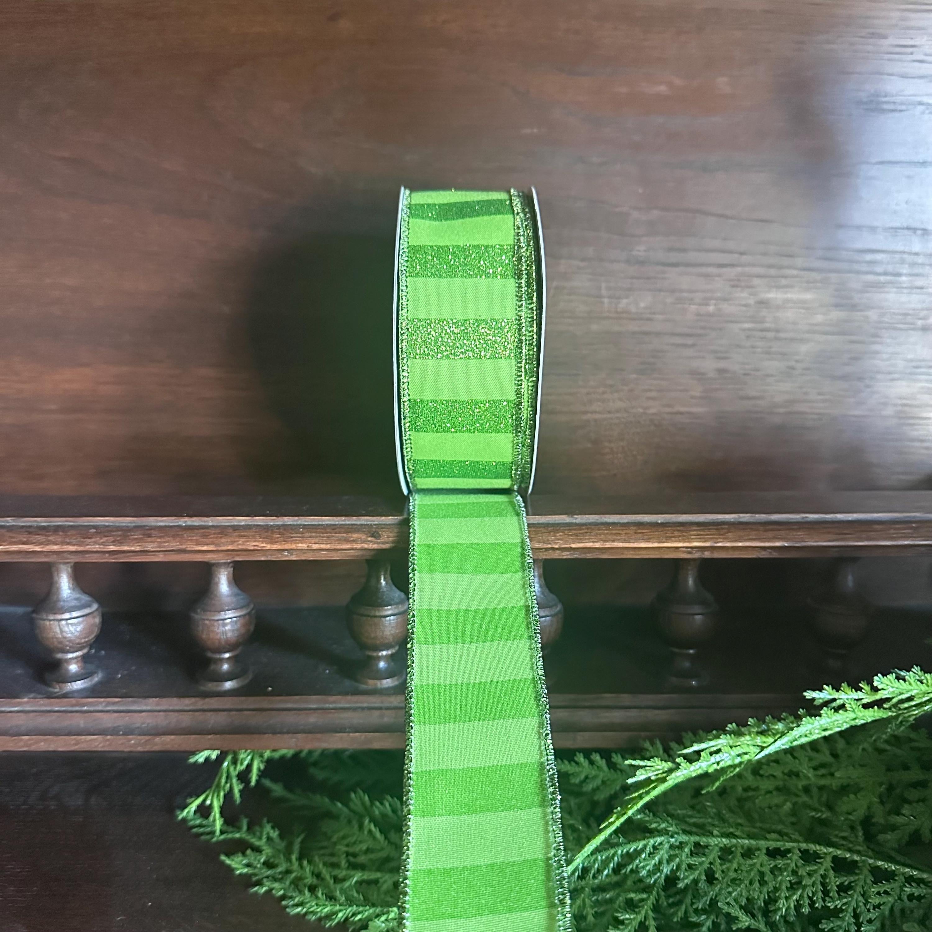 Wired Stripe Ribbon for Wreath Making Craft Supply for Bows Gift Wrap Party Decor Halloween Ribbon Fall Ribbon Summer Ribbon