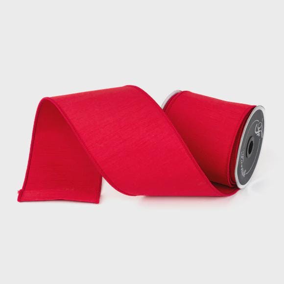 Orange Ribbon Craft Supply for Wreath Making Material for Bow Decoration Design Premium Farrisilk Ribbon Designer Ribbon
