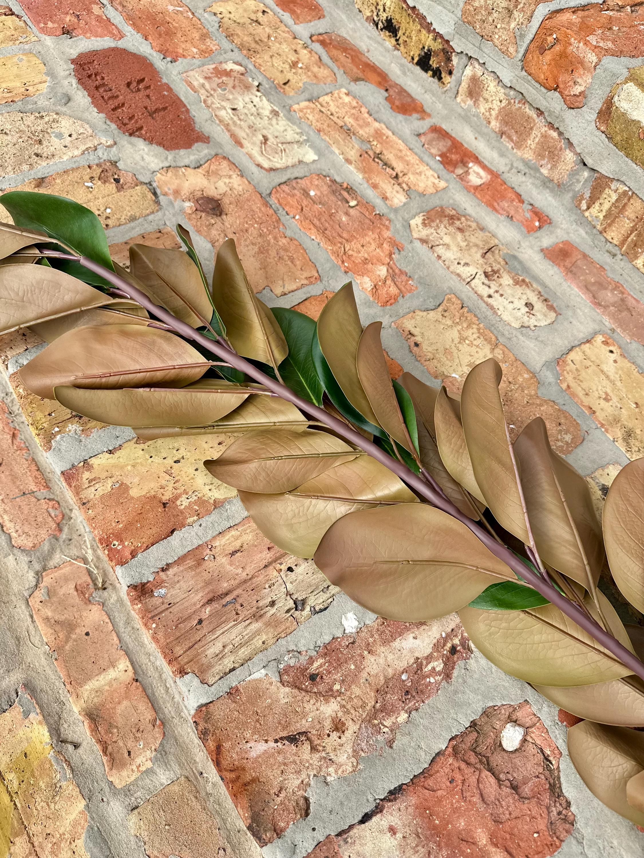 Magnolia Garland Artificial Greenery Realistic Magnolia Leaves for Wedding Decor Christmas Greenery and Year Round Home Decor 60 inch