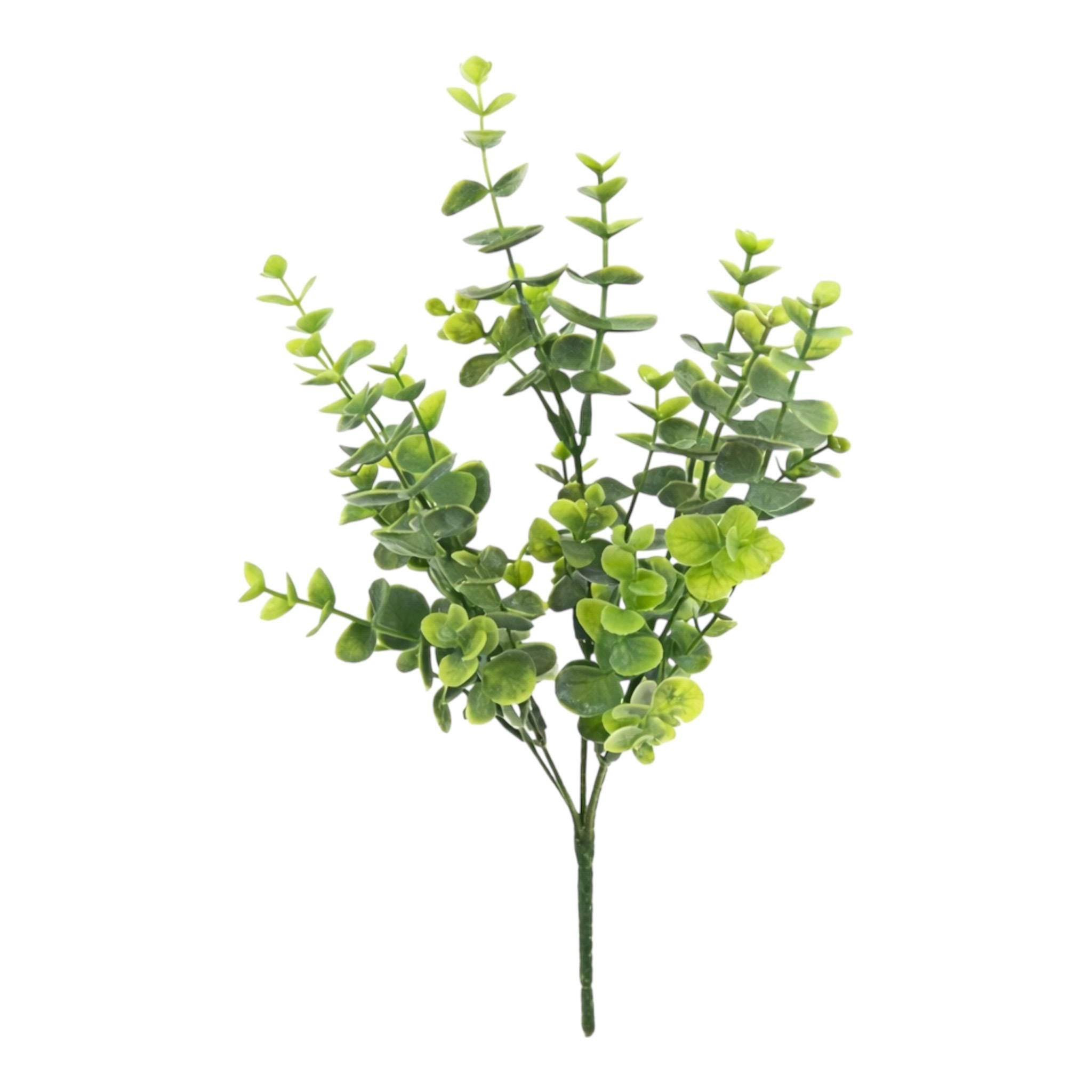 Hanging Eucalyptus Greenery Artificial Bush Fake Plant Shelf Decor Mantel Decor Trailing Faux Greenery for Bookcase Basket