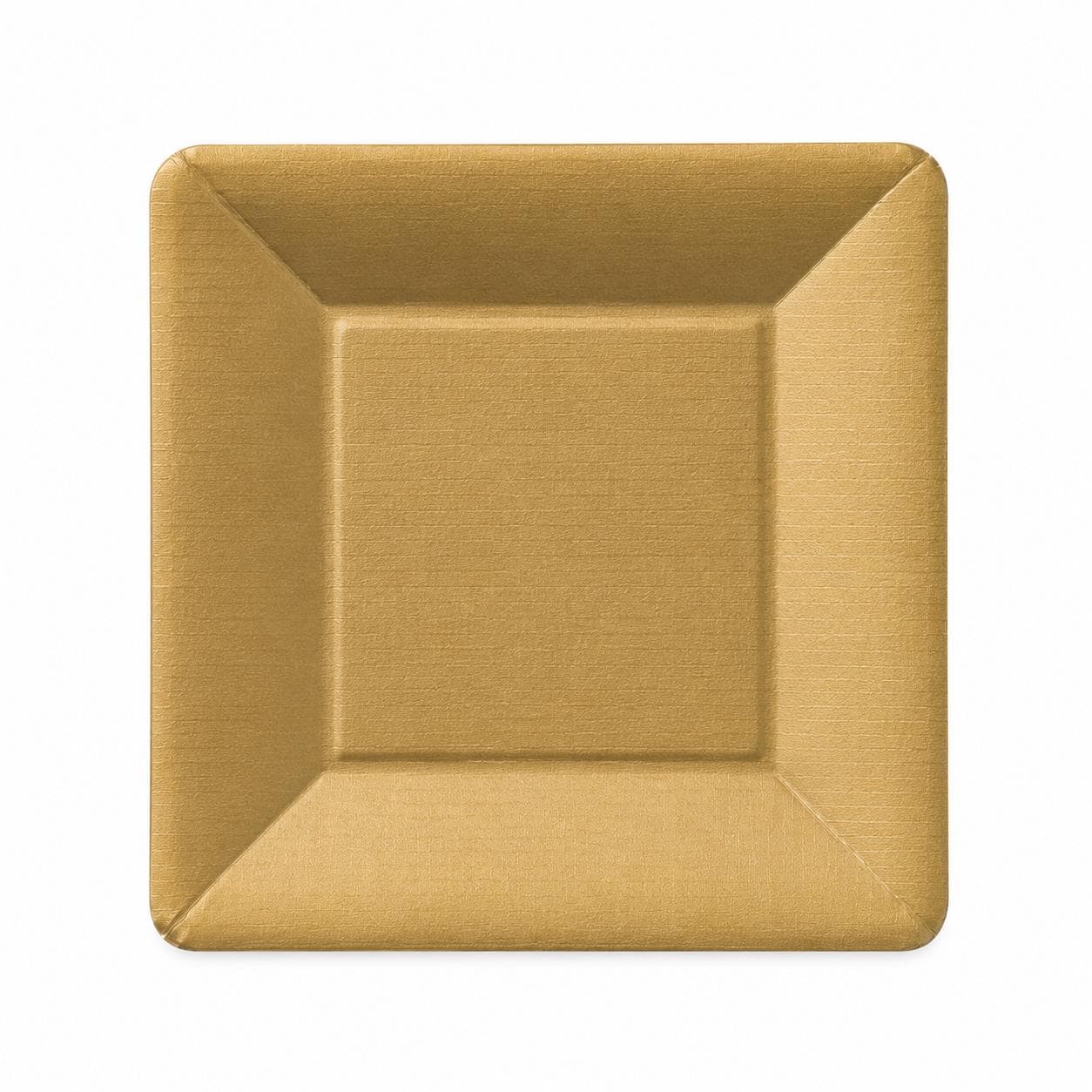 Gold Square Plate Set Disposable Dinner Plates & Dessert Plates Wedding Party Plates Bridal Shower Birthday Holiday Entertaining