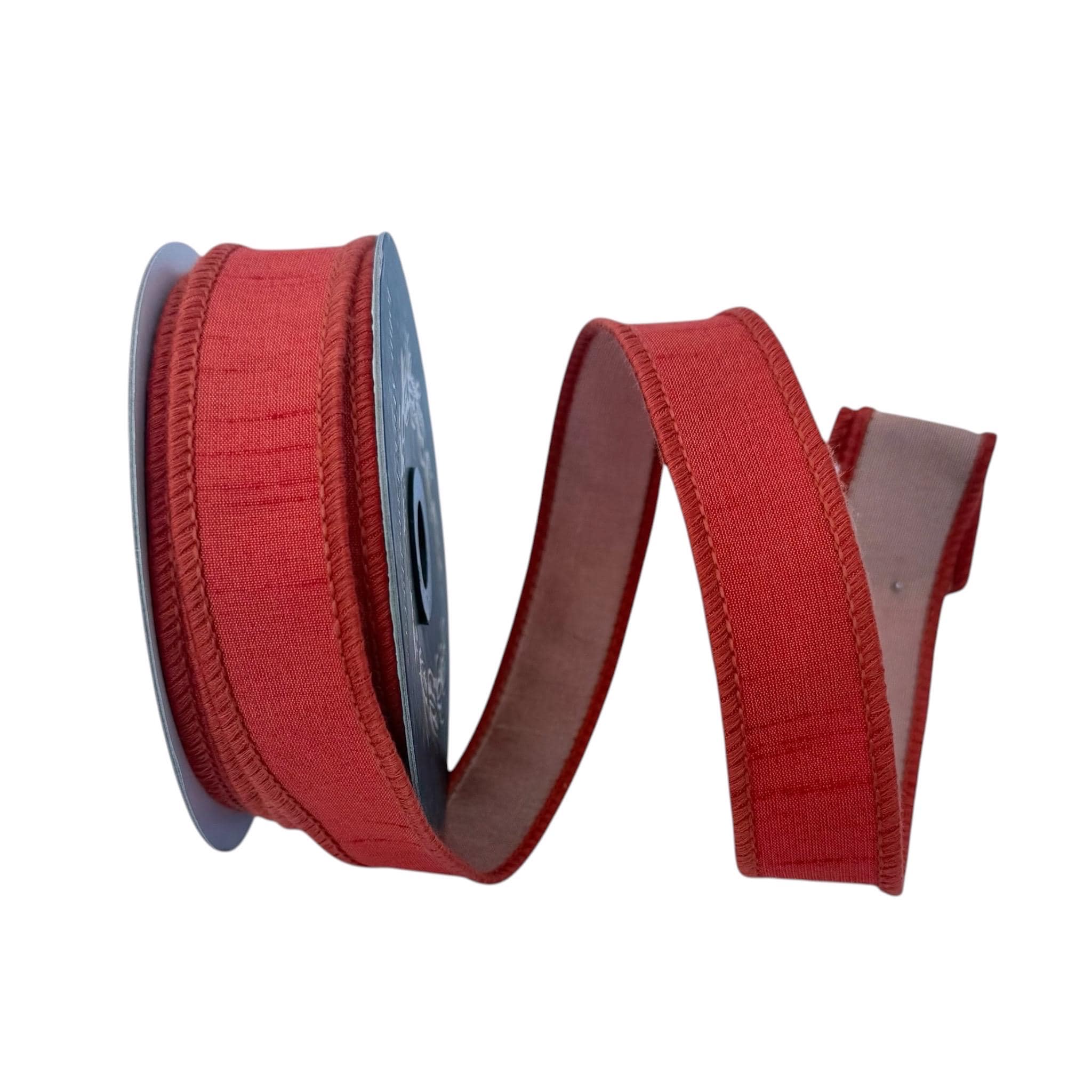 Orange Wired Ribbon, Fall Ribbon, Designer Ribbon, Wreath Ribbon, Bow Making Ribbon, John Mark Ribbon, High Quality ribbon