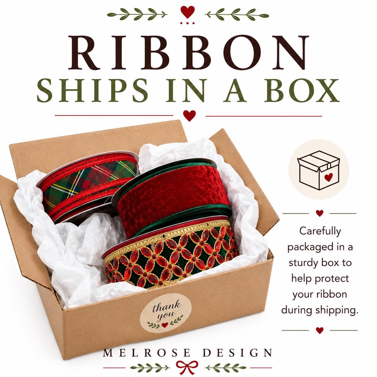 4 Inch Red Green Gold Velvet Christmas Ribbon Wired Ribbon
