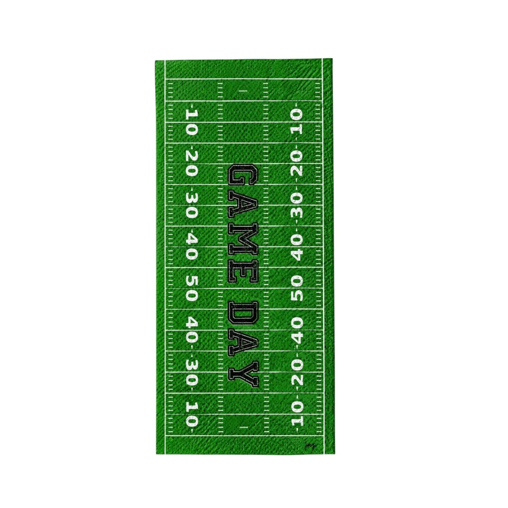 Football Guest Towels, Paper Guest Towels, Football Party Decor, Cocktail Napkins, Tailgate Party Supplies, Decorative Napkins