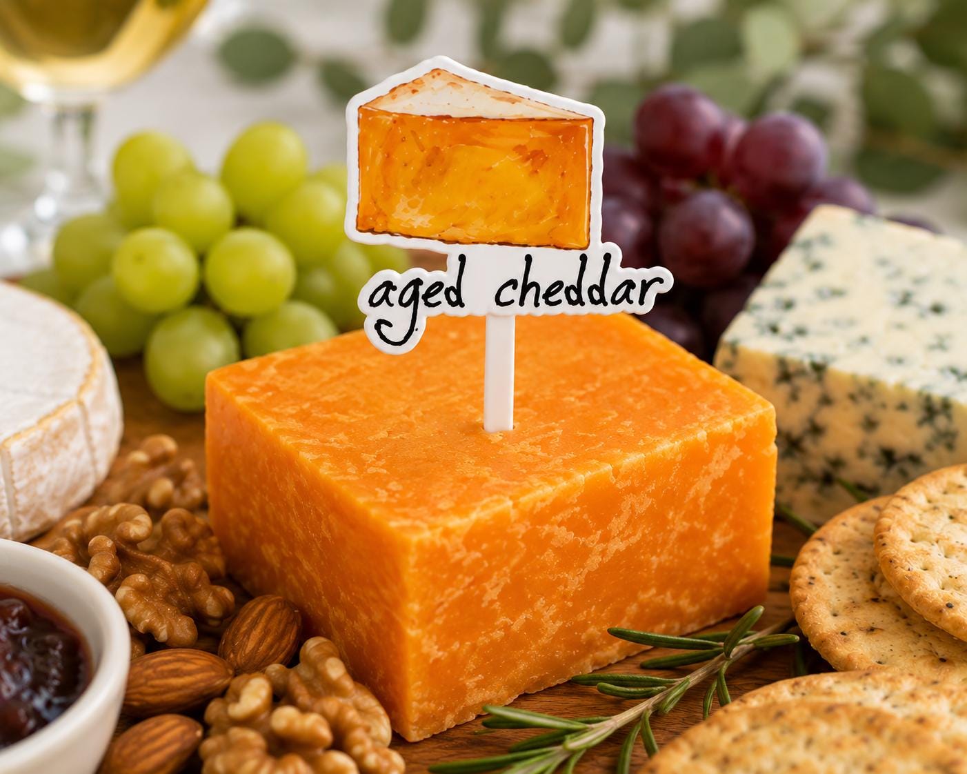 Reusable Cheese Markers Charcuterie Board Accessories Appetizer Picks Food Labels Food Picks Hostess Gift Thank You Gift Set of 6