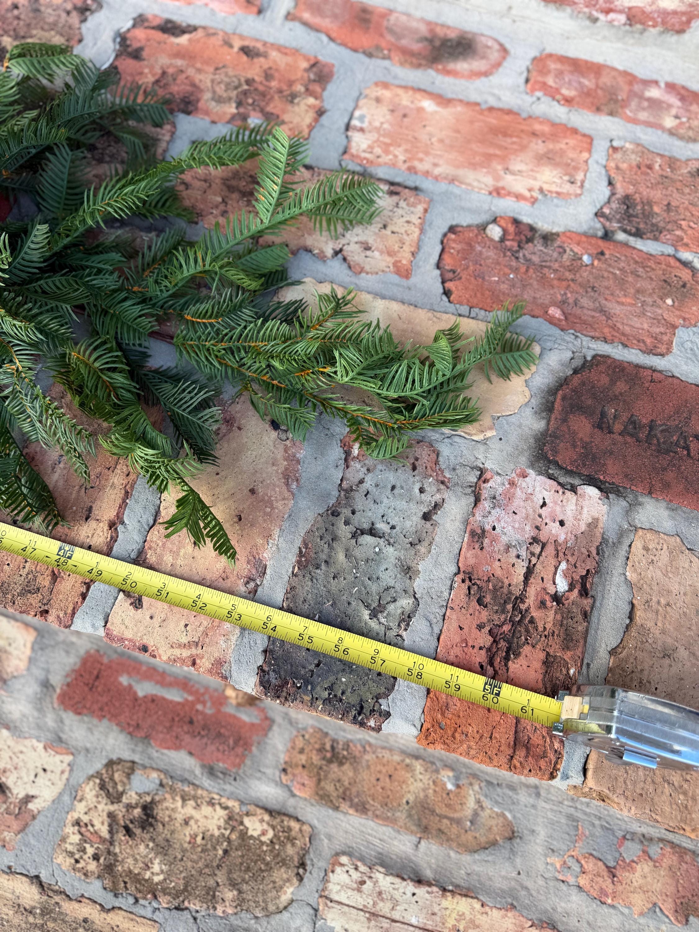 Christmas Garland Balsam Pine Garland Evergreen Greenery for Mantel Staircase Holiday Decor
