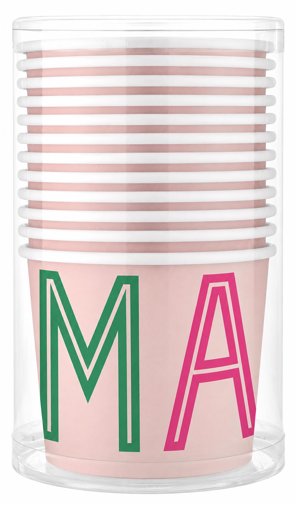 Mahjong Party Treat Cups Set of 16 Mahjong Party Supplies Game Night Snack Cups Preppy Pink Green MAHJ Decor