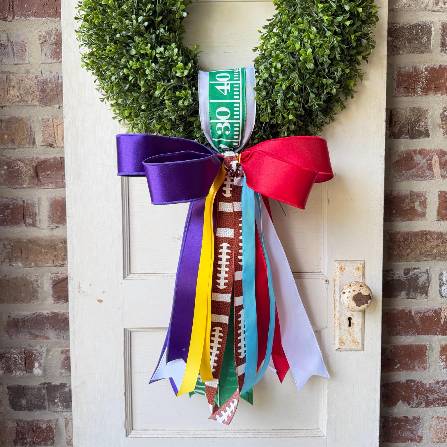 Custom bow for football